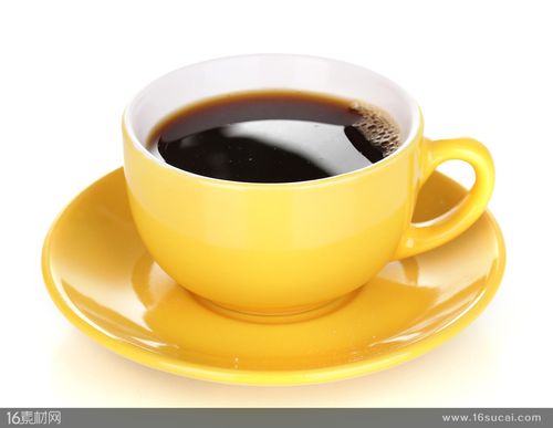  高清图片 食品果蔬图片 关键词:黄色咖啡杯咖啡液体托盘餐饮饮品